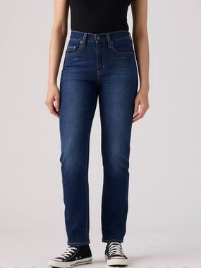 NWT - Levi’s 724 High Rise Straight Leg in Chelsea Carbon Glow